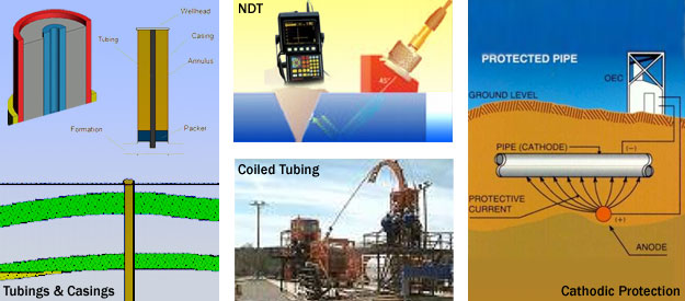 Tubings & Casings, NDT, Coiled Tubing, Cathodic Protection